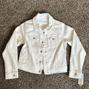 Cat & Jack Kids White Denim Jacket